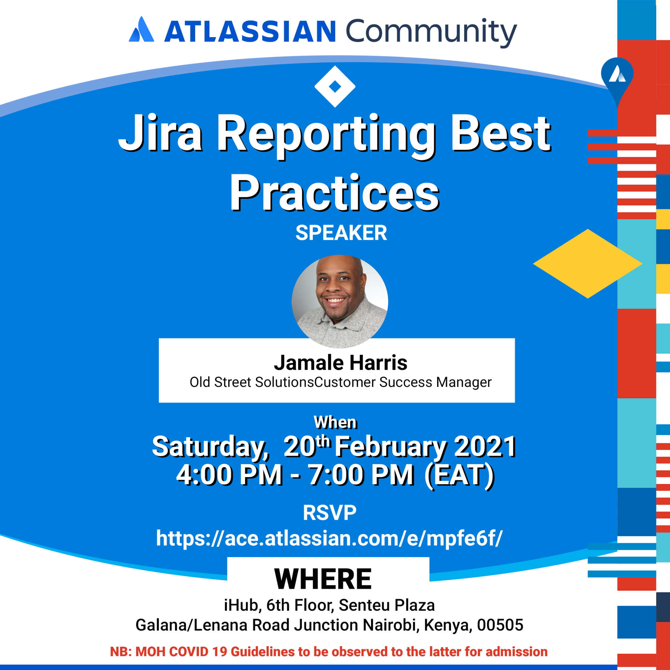 See Jira Reporting Best Practices at Atlassian Community Events Nairobi